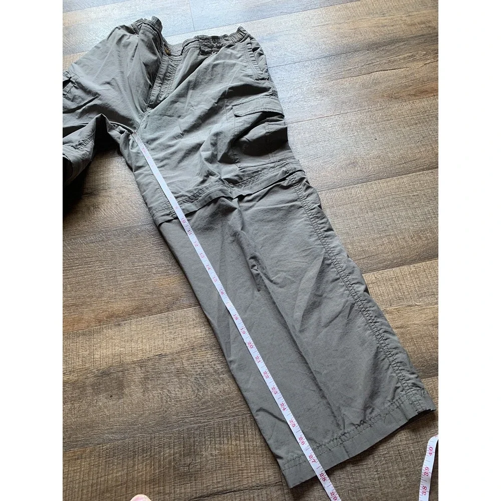 Columbia Omni Wick Convertible zip off Pants Men Gray Outdoor Hiking 36x28